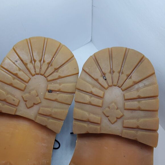 Safari By Bata brown Leather Chukka Desert Ankle Boots Lace up Mens Size 10 - Picture 8 of 10